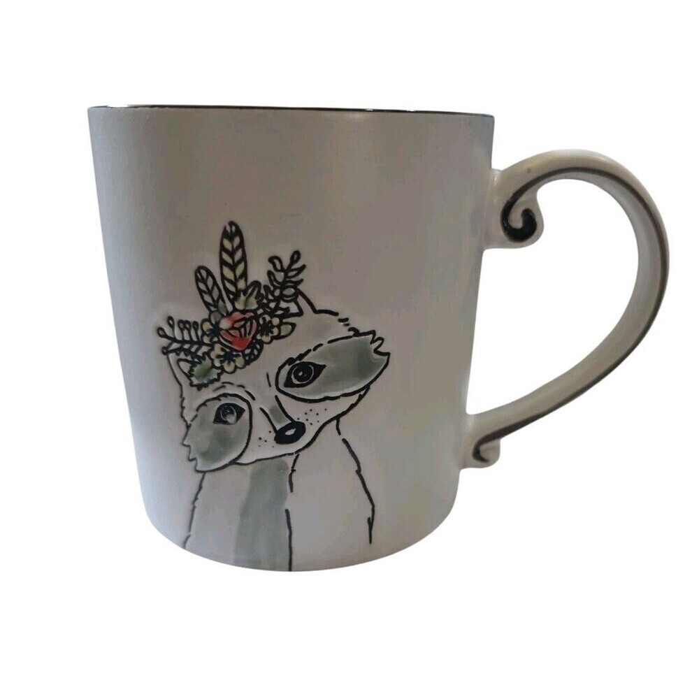 2017 Woodland Splendor by Spectrum Designz/I Love It Raccoon Oversized Mug New